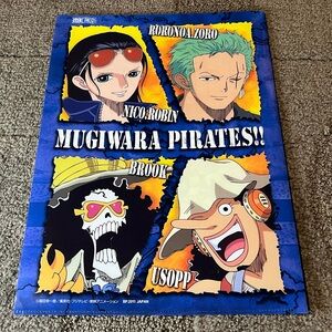 One Piece Robin Zoro Brook Clear File Folder Japan Exclusive Officially Licensed